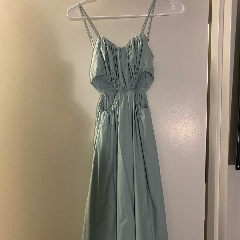 Abercrombie bubble top maxi dress